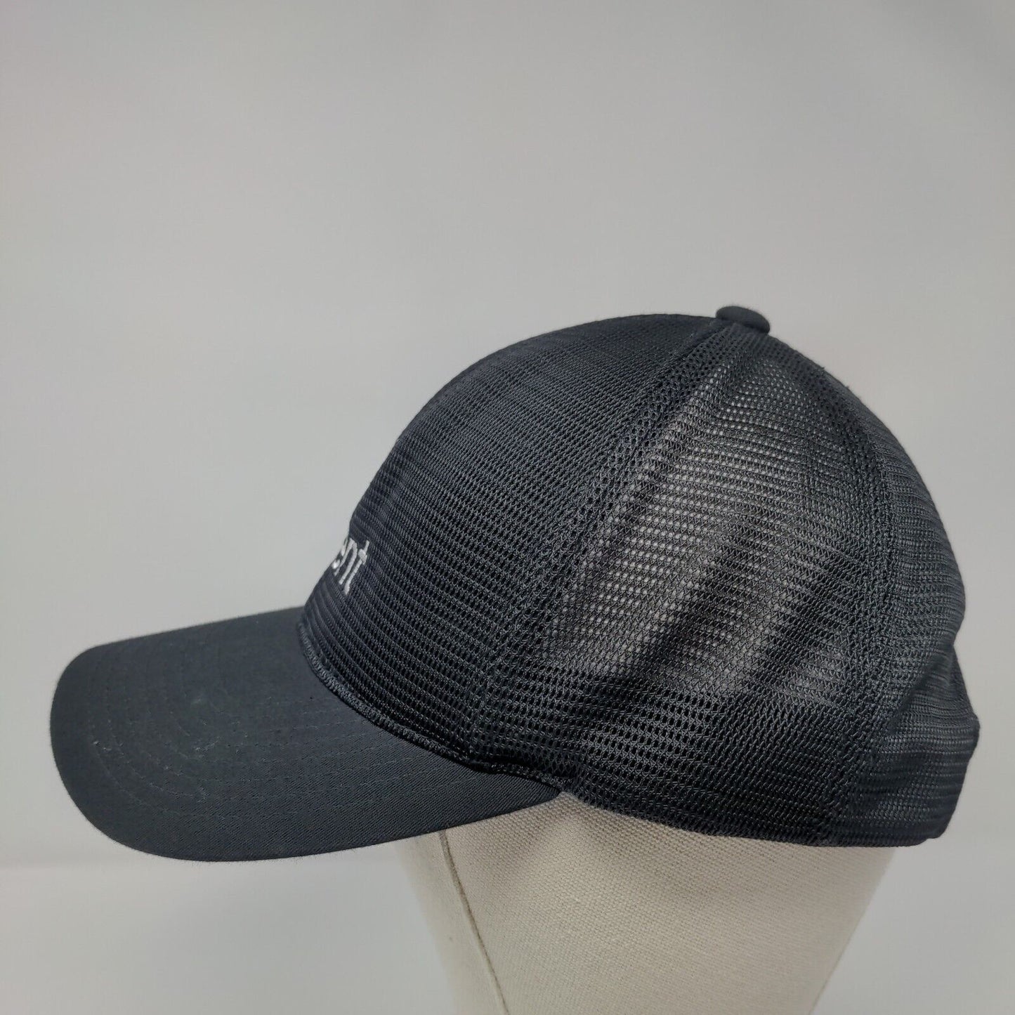Okta Talent Snapback Mesh Back Trucker Hat Black OSFA Solid Yupoong