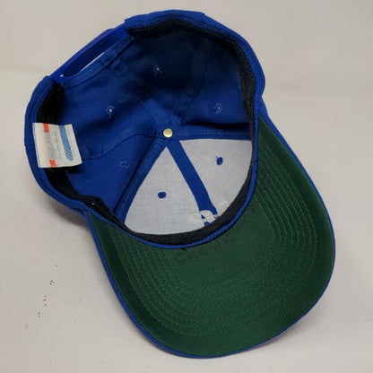 San Sun Men's Snapback Hat Blue Size OSFA Embroidered L Logo
