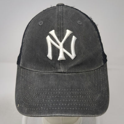 American Needle New York Yankees MLB Baseball Cap Gray One Size Mesh Slideback