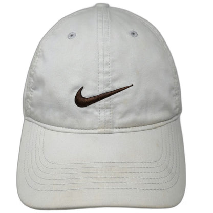 Nike Baseball Cap Beige One Size Heritage86 Dri-FIT Leather Slideback Swoosh Hat