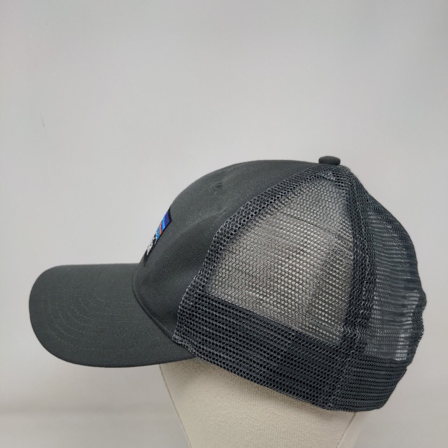 Patagonia Snapback Trucker Hat Gray ALL Adjustable Embroidered Mesh Back