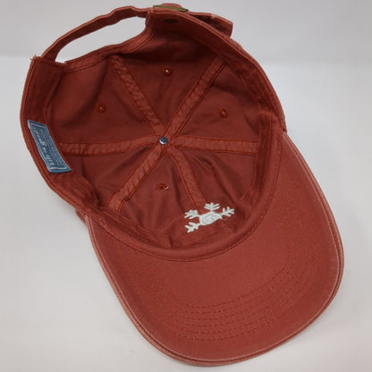 Life is Good Snowflake Slideback Hat Red One Size Adjustable Embroidered Cotton