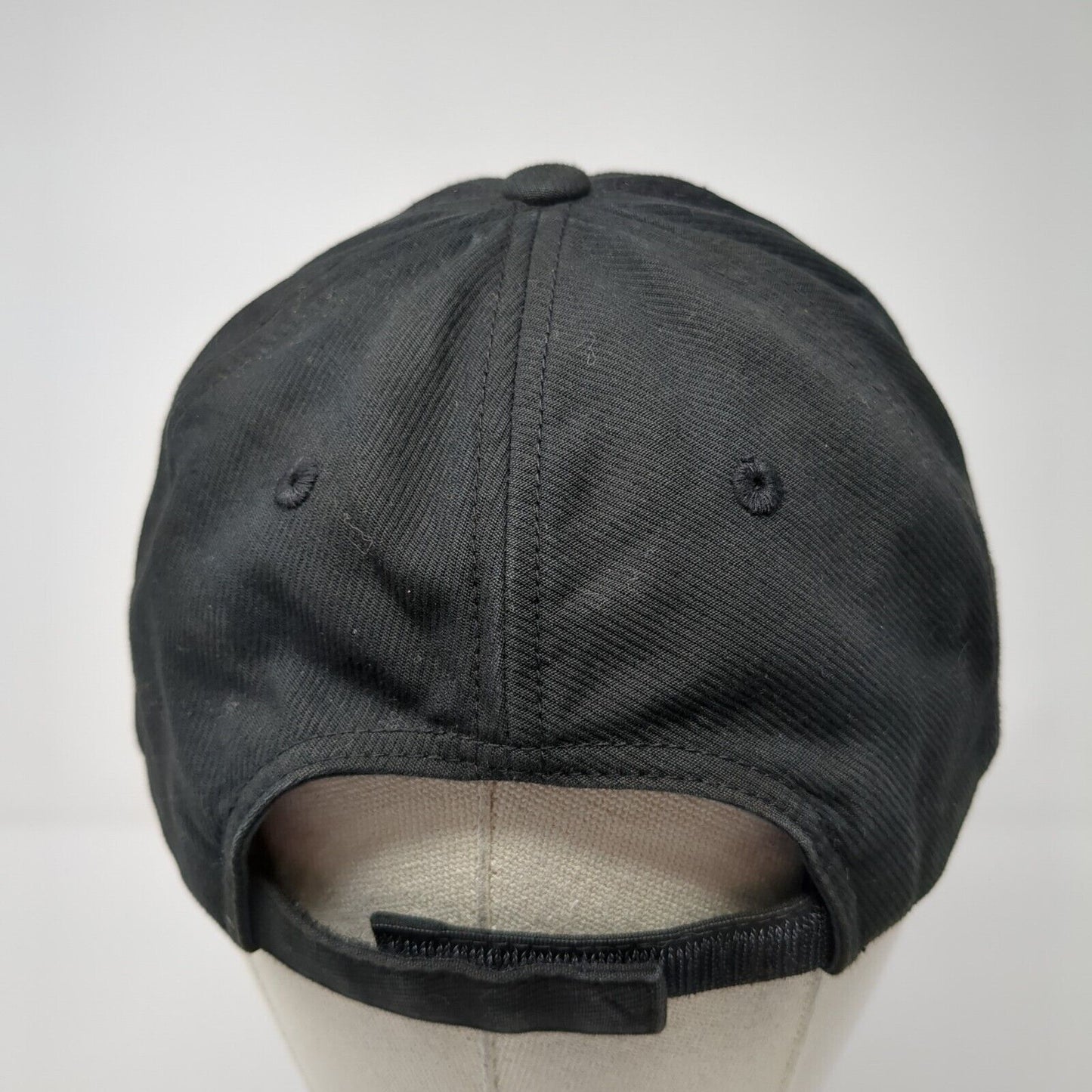 Husqvarna Strapback Hat Black One Size Adjustable Embroidered Port Authority