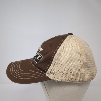 Team Hoyt Archery Snapback Trucker Hat Brown One Size Adjustable Mesh Back
