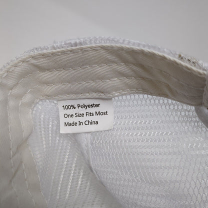 Wild Things Taxidermy Strapback Trucker Hat Tan One Size Mesh Back