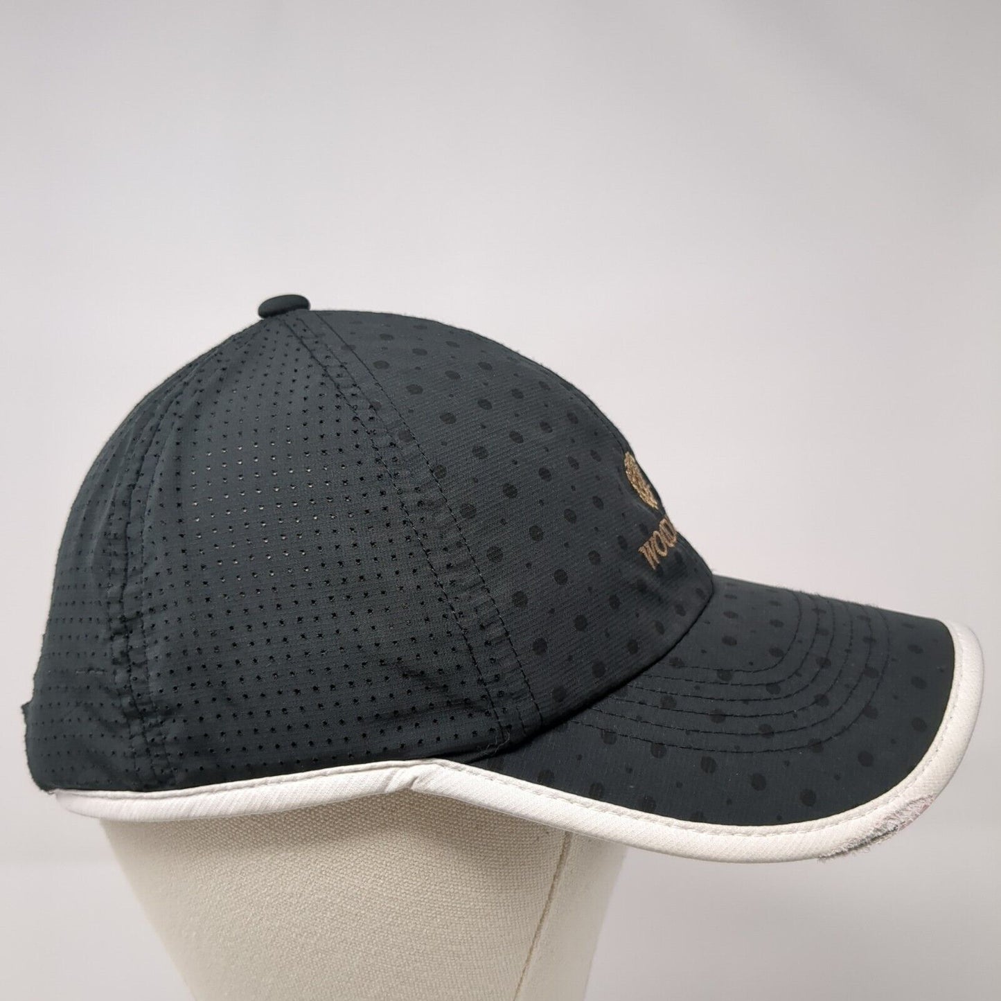 Woodlands Strapback Hat Black One Size Polka Dot Embroidered Nike Golf