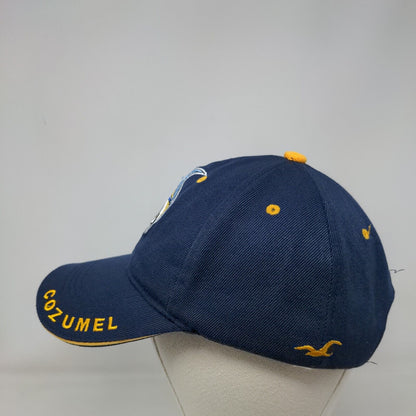 Cozumel Mexico Fish Strapback Hat Blue One Size Embroidered 6 Panel