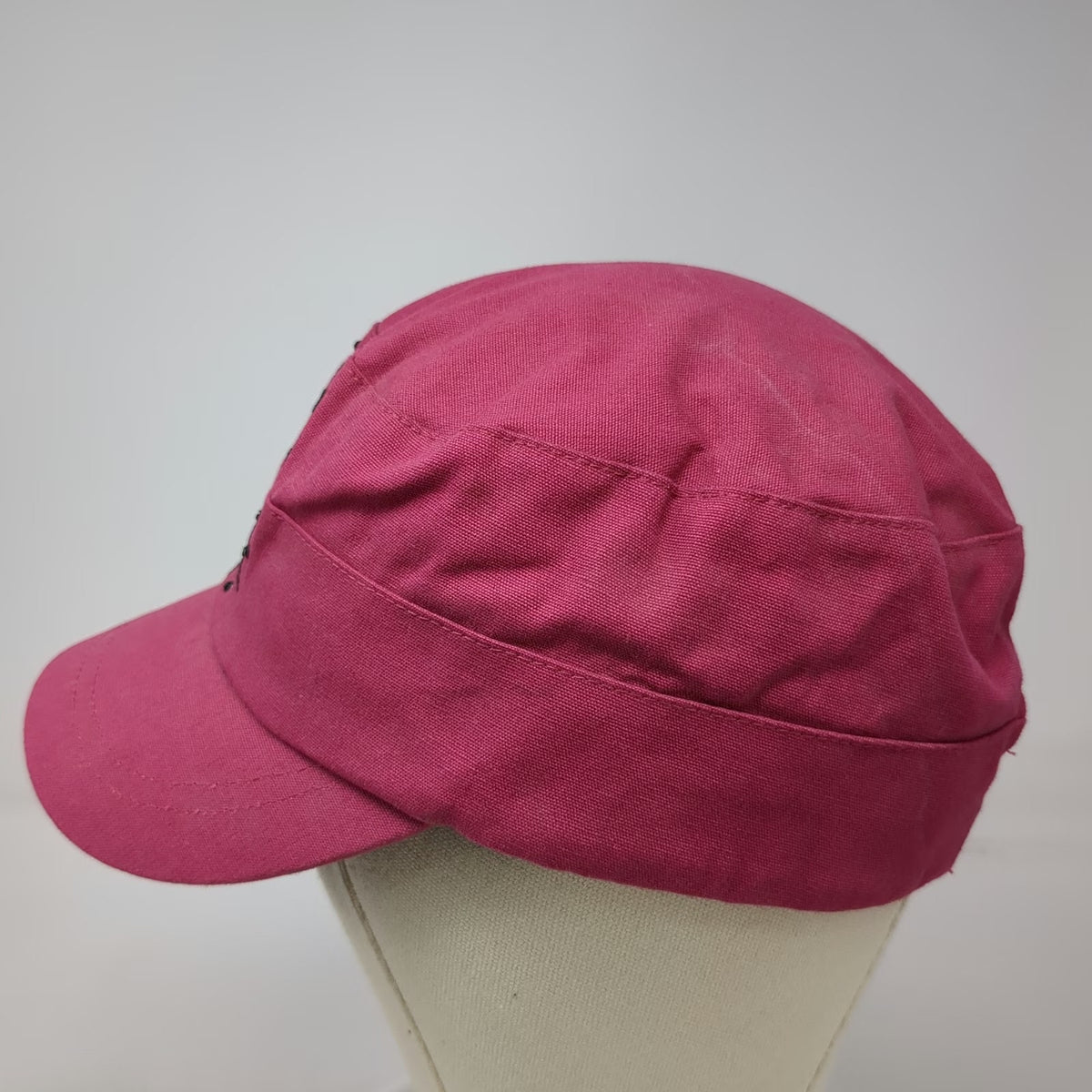 Harley-Davidson Army Cap Pink One Size Bar & Shield Mandala Studded Cotton Hat