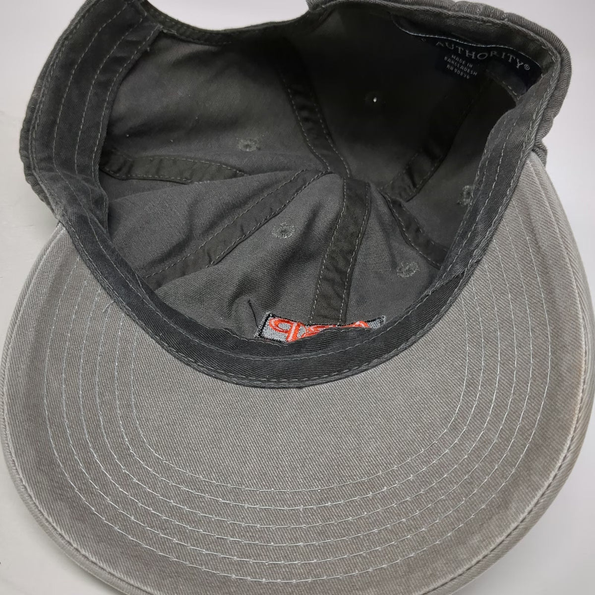 Port Authority Baseball Cap Gray One Size ABP Induction Embroidered Slideback