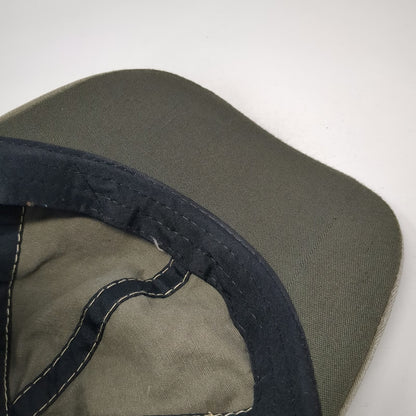 Something Special Baseball Cap Green One Size Contrast Stitch Leather Detail Hat
