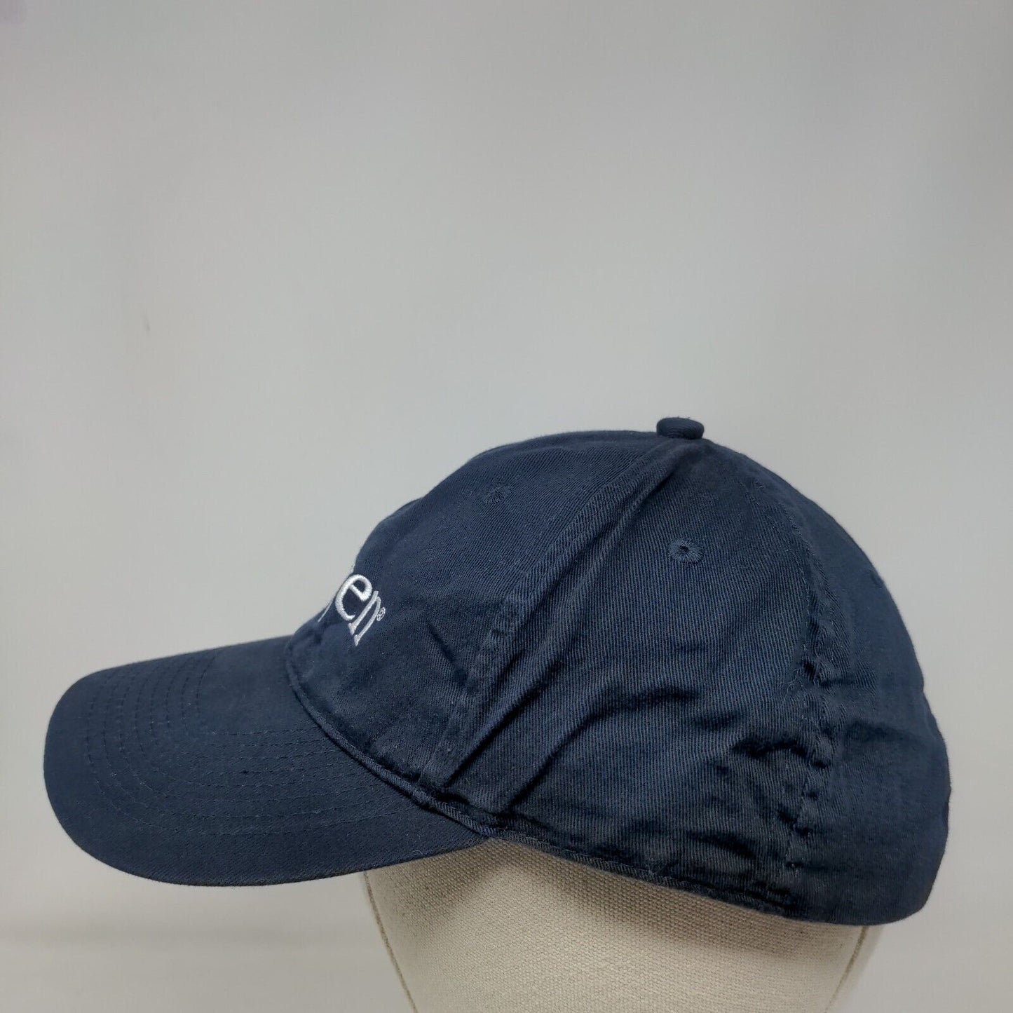 Aviagen Strapback Hat Blue One Size Adjustable Embroidered Cotton Chickens