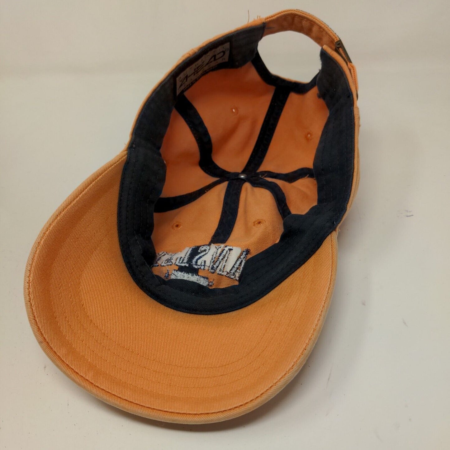 Ahead Men's Slideback Hat Orange Embroidered Ansley Golf Club Embroidered Logo