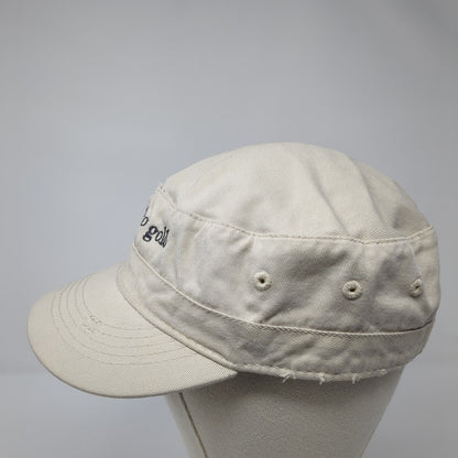 Camp Rainbow Gold Strapback Cadet Army Hat Tan One Size Alternative