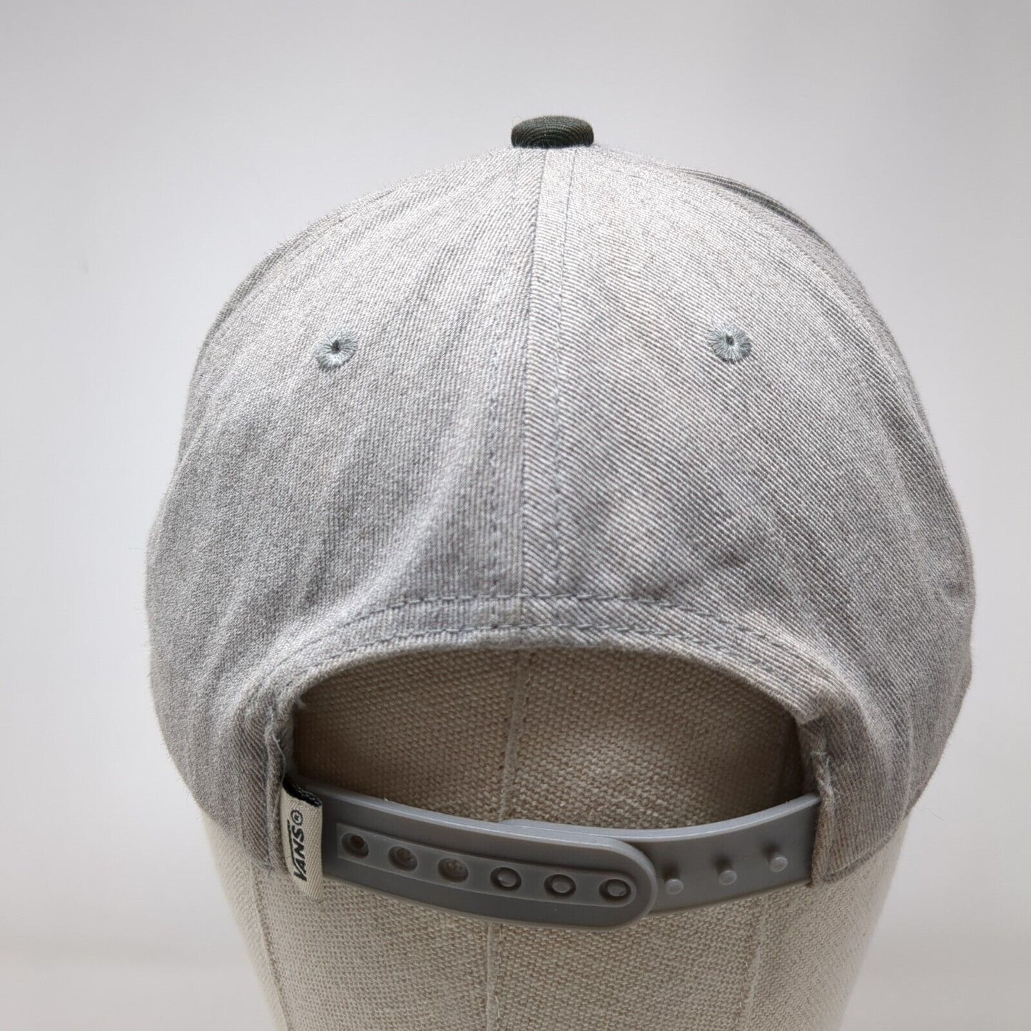 VANS Off The Wall Since 1966 Snapback Hat Gray One Size Adjustable Embroidered