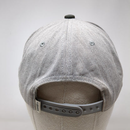VANS Off The Wall Since 1966 Snapback Hat Gray One Size Adjustable Embroidered