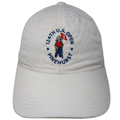 ahead Baseball Cap White One Size USGA Member 124th US Open Pinehurst Cotton Hat
