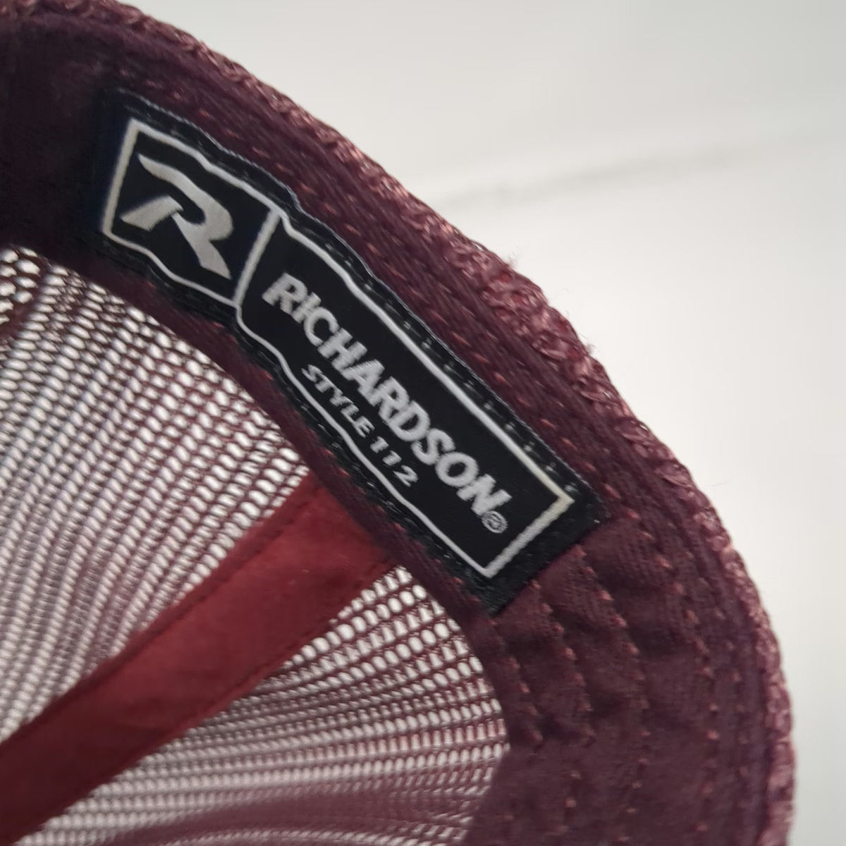 Richardson Trucker Hat Red White One Size Snapback Mesh North Coast Surf Shop