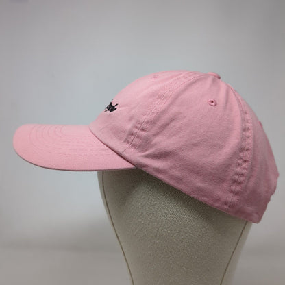 Cute by Psycho Slideback Hat Pink OS Adjustable Embroidered David And Young