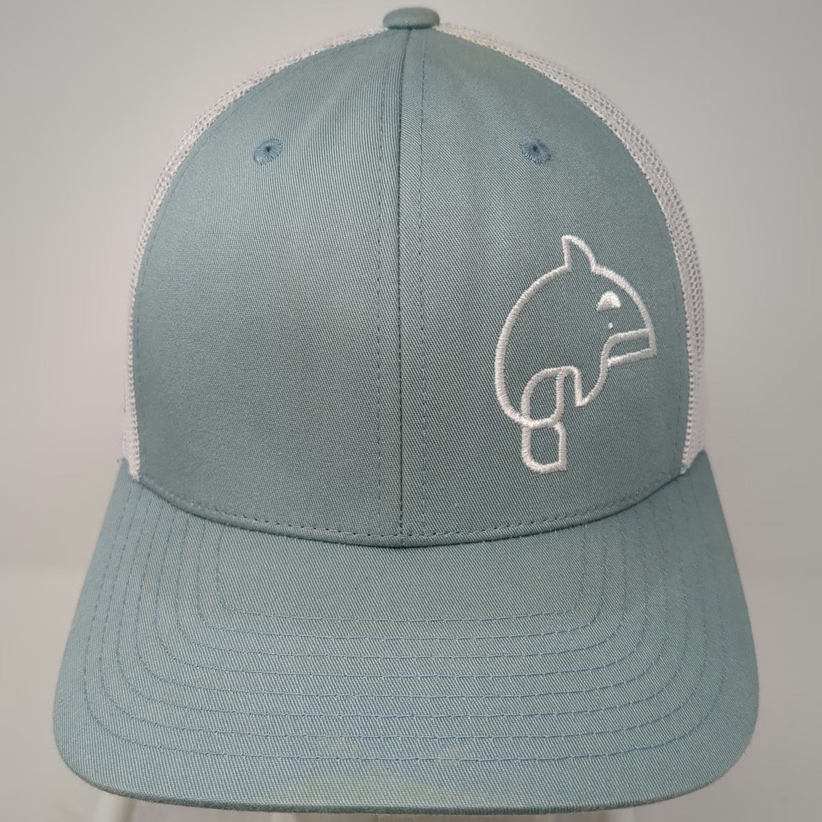 You Know Trucker Hat Blue One Size Snapback Mesh Back Killer Whey Orca Logo Cap