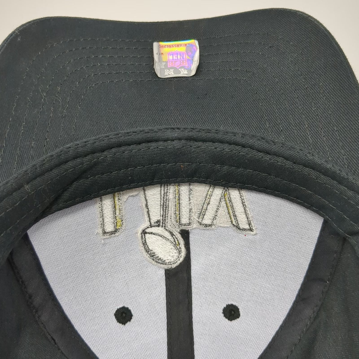 Super Bowl LIV Caesars Rewards NFL Football Black One Size Baseball Cap Hat