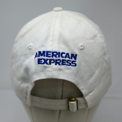 Quake City Caps US Open Tennis American Express White One Size Baseball Cap Hat