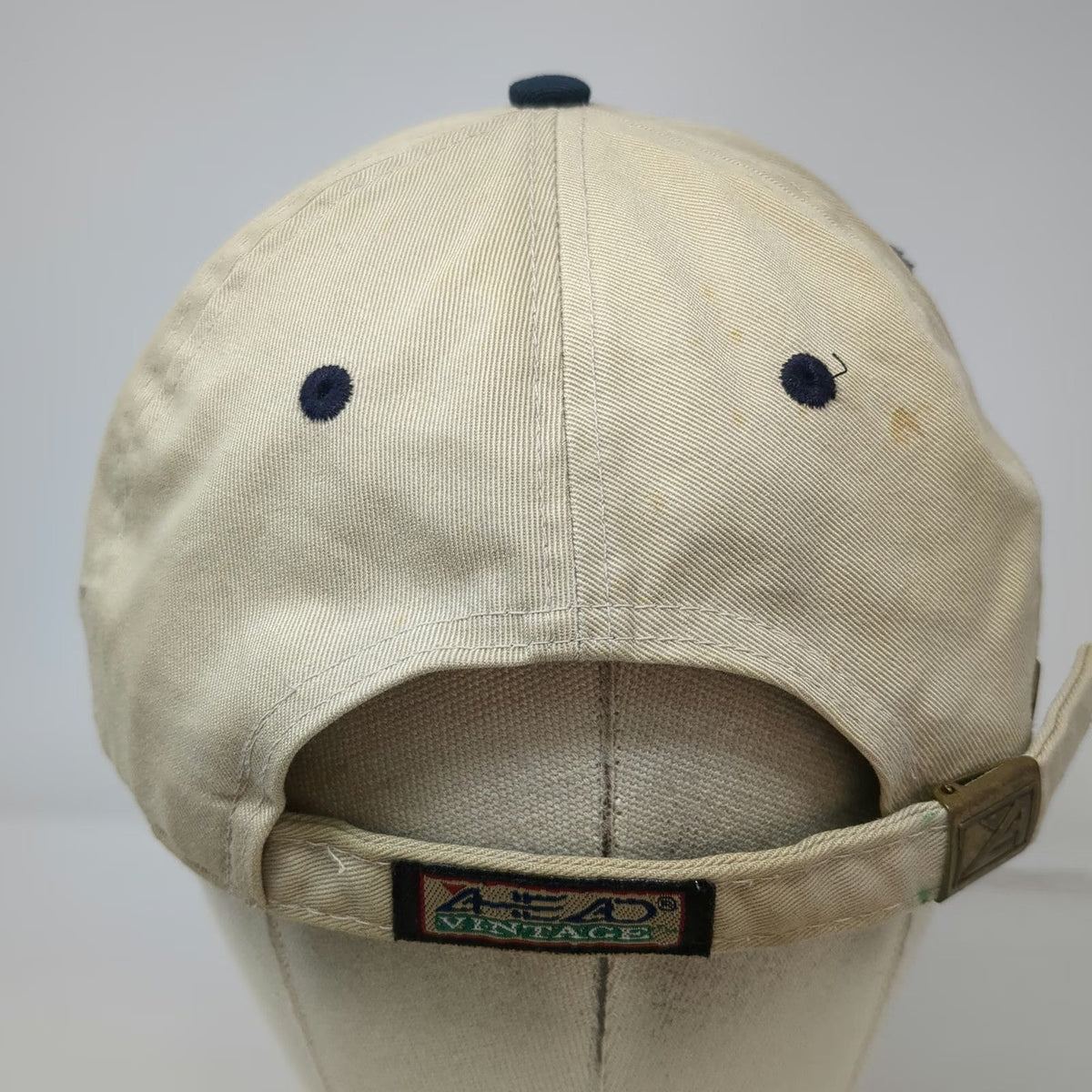 Ahead Pro First Tee San Diego Golf Baseball Cap Beige OSFM Hat Autographed