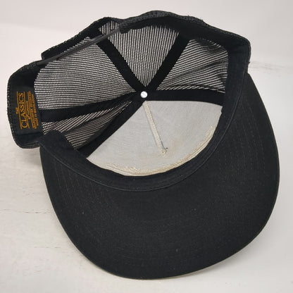 Yupoong Rank Western Wear Dallas Texas Trucker Hat Black One Size Mesh Back
