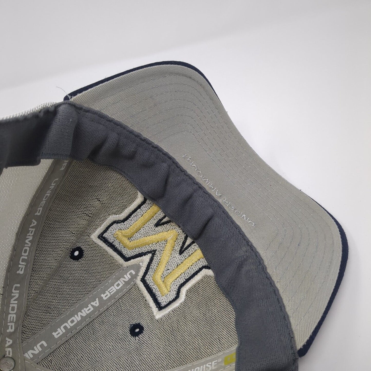 Sonny Holland Adult Fitted Trucker Hat Blue XL Embroidered Mesh Under Armour