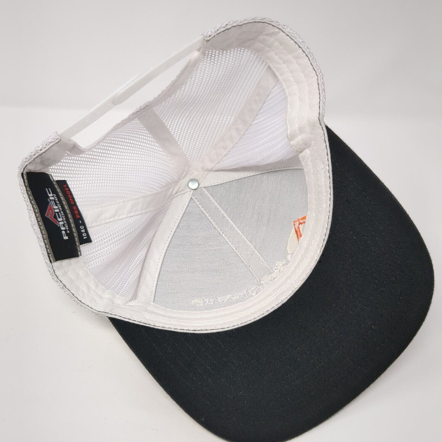 Automated Dairy Snapback Trucker Hat Black One Size Mesh Back 6 Panel