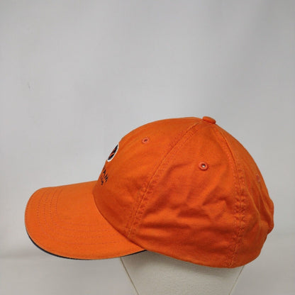 Wigwam Golf Club Slideback Hat Orange OSFA Adjustable Embroidered Cotton