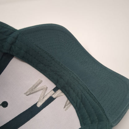 MM Slideback Baseball Cap Green One Size Adjustable Embroidered HeadToToe