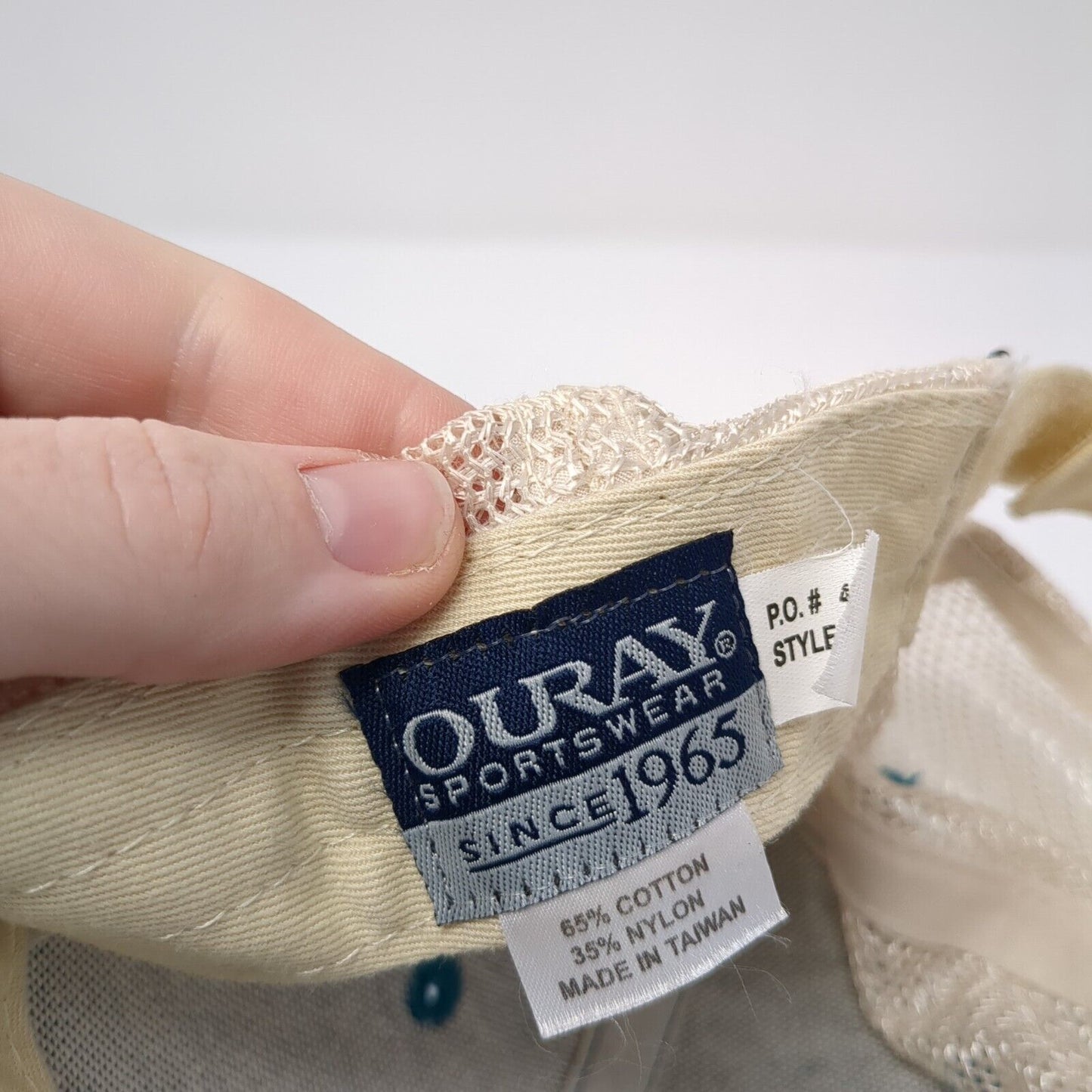 Idahonian Strapback Trucker Hat Blue One Size Adjustable Mesh Back Ouray