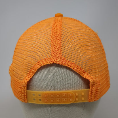 Trucker Hat Orange One Size Tito's Handmade Vodka Austin Texas Mesh Snapback Cap