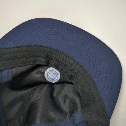 Weld Mfg 5 Panel Blue One Size Nylon Slideback Hat Embroidered Logo Adjustable