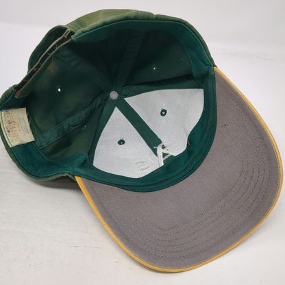 Oakland Athletics MLB Genuine Merchandise Baseball Cap Green Yellow One Size OS