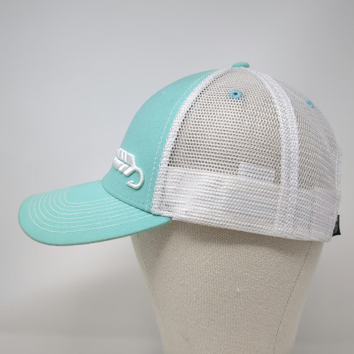 Fishing With Feathers Trucker Hat Green One Size Mesh Back Snapback Fly Lure