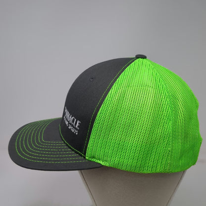Richardson Trucker Hat Gray Green Pinnacle Shooting Sports OSFM Snapback Mesh