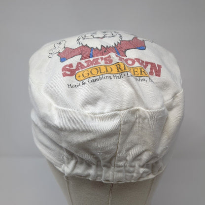 Sam's Town Gold River Fitted Cadet Army Cap Multicolor One Size Graphic Print
