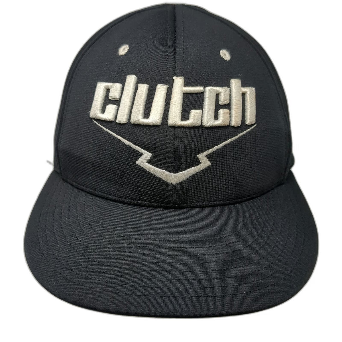 Richardson Baseball Cap Black XL Fitted Pulse Embroidered Clutch Logo Sports Hat