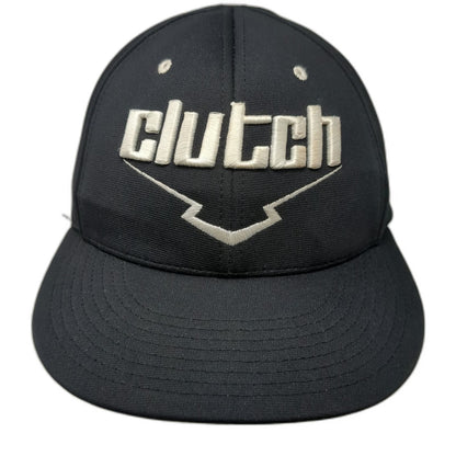 Richardson Baseball Cap Black XL Fitted Pulse Embroidered Clutch Logo Sports Hat