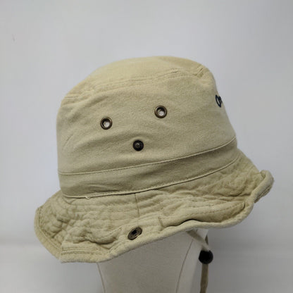 Orlando Bucket Hat Tan Adult Embroidered Adjustable Chin Strap Jacobson