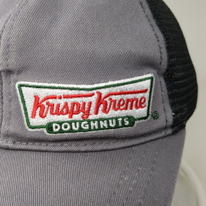 Krispy Kreme Doughnuts Snapback Trucker Hat Gray OSFA Mesh Back
