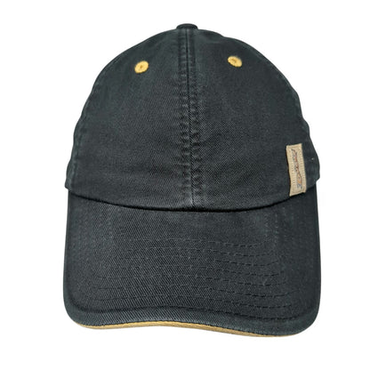 Reebok Anaheim Ducks Black Baseball Cap Hat OSFM Fitted NHL Center Ice Yellow