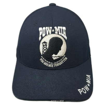 Rapid Dominance POW MIA Hat Blue Baseball Cap OSFM Military Veteran Strapback