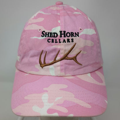Port Authority Shed Horn Cellars Pink Camo One Size Antler Baseball Cap Hat