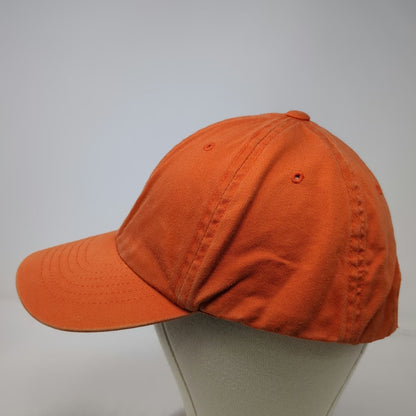 Gap Baseball Cap Orange L Adjustable Cotton Slideback Blank Hat