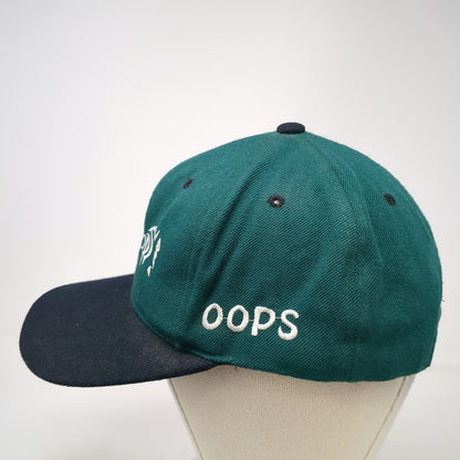 Big Boy Headgear Snapback Green One Size Hat Oops Peeing Boy Two Tone Graphic