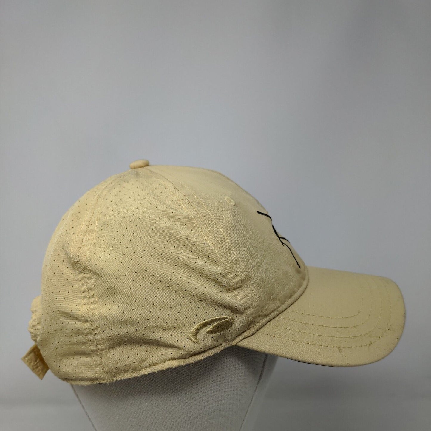Timber Pines Golf Clubs Strapback Hat Yellowish-Tan Embroidered 6 Panel