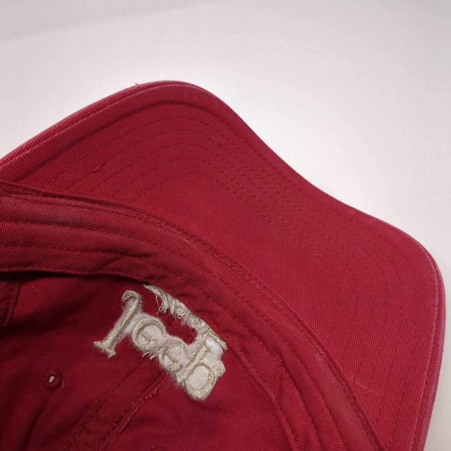 Jeep American Legend Slideback Hat Red One Size Adjustable Embroidered