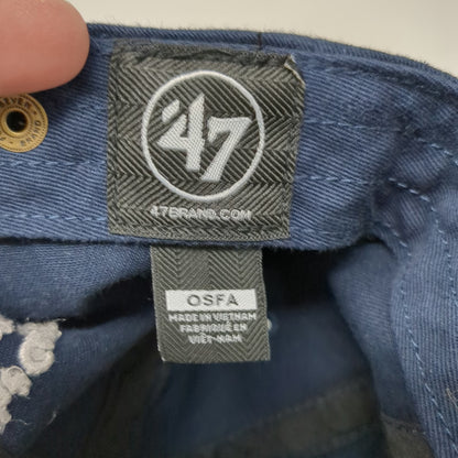 '47 Jimmy Fund Golf Hat Blue One Size Baseball Cap Slideback Fight Cancer Cotton